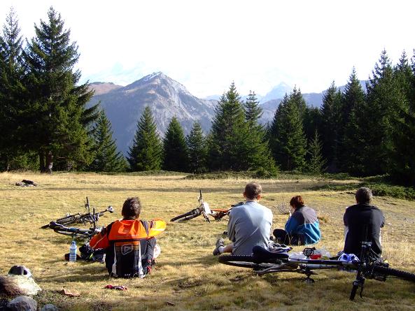 nous avons pic-niquer avec un superbe panorama