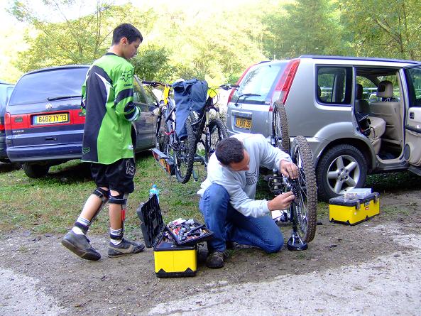 les problèmes mécéniques sont courants en descente...