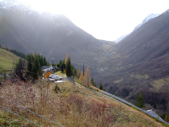 vue sur le col d'Ornon