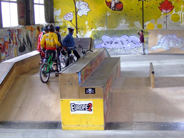 explications de Thierry pour rouler sur le mur