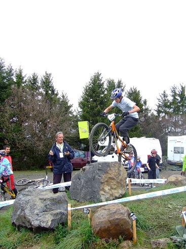 un franchissement physique!