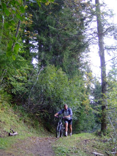 en dirction du pont de la Béta