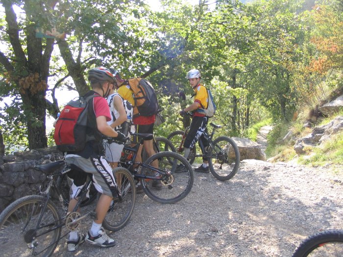 Le groupe après une pause mécanique