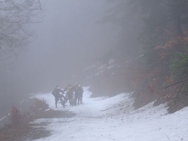 Quelques traces de neige...