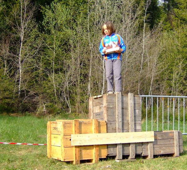 Podium pour une jeune championne.