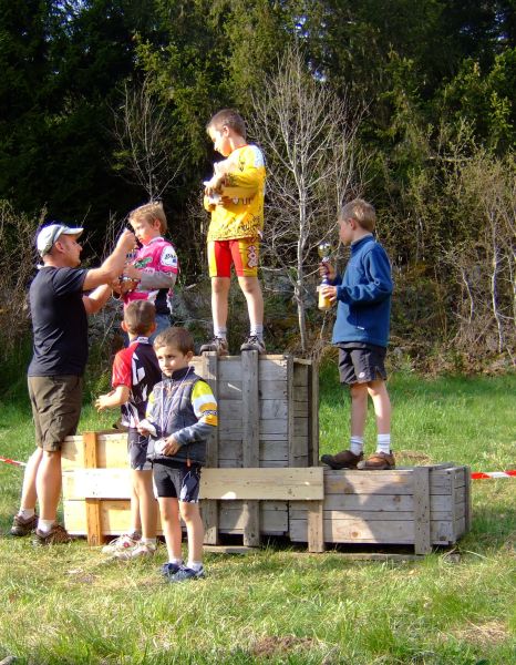 Podium catégorie Poussin.