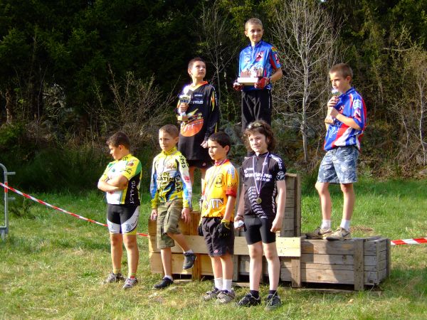 Podium catégorie Pupille.