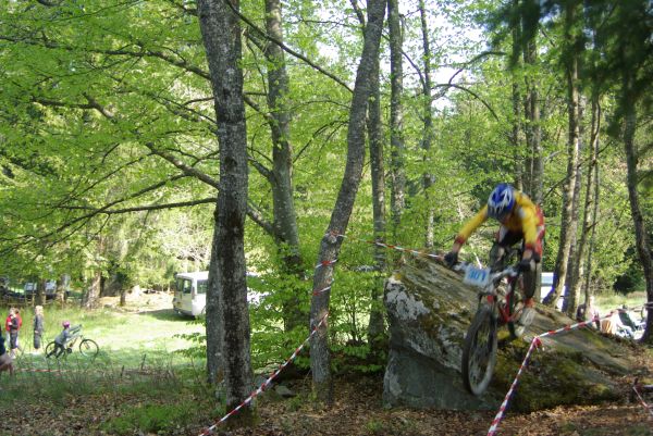Hugo dans un passage délicat.