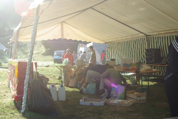 Mise en place de la logistique.