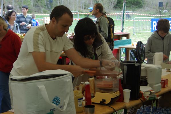 L'envers de la buvette...avec Pascal et Polly au service.