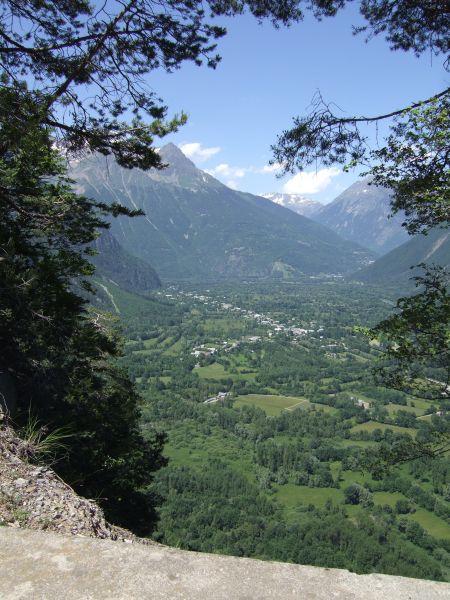 aperçu du paysage lors de la montée