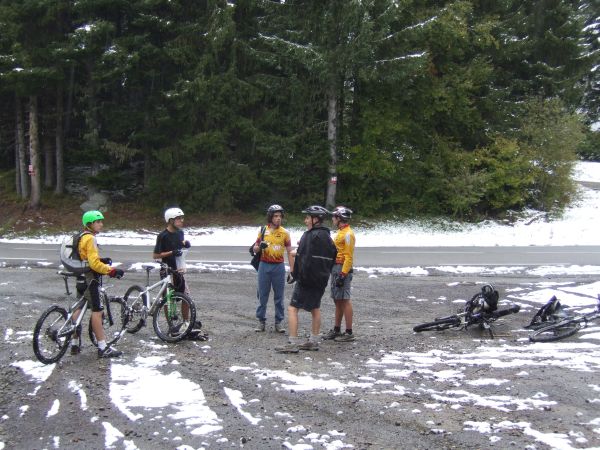 La pause au lacet des Clots.