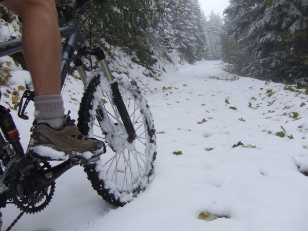 L'épaisseur de neige reste raisonnable!