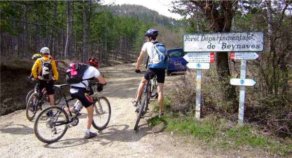 Nous rejoignons la piste