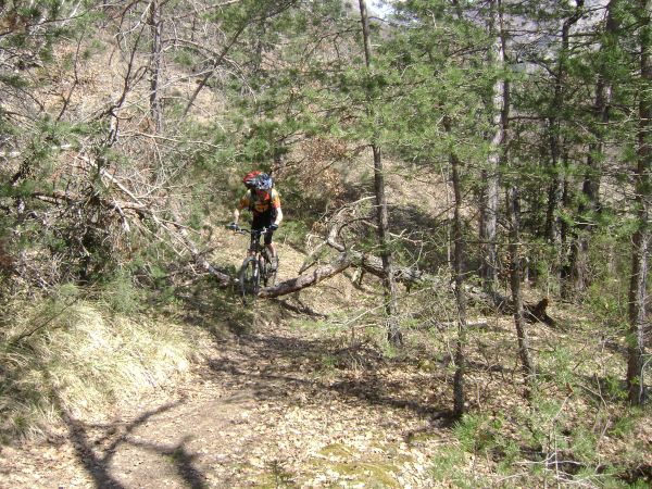 Dominique au franchissement.