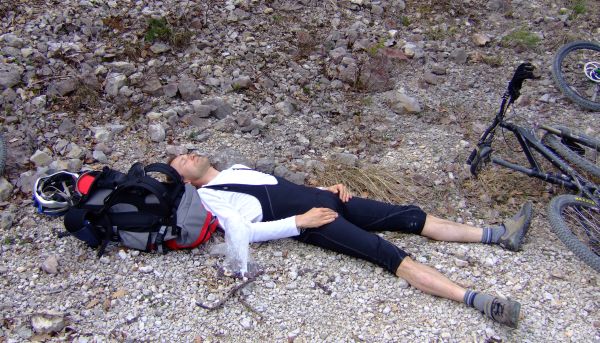 ...Dominique en profite pour se ressourcer