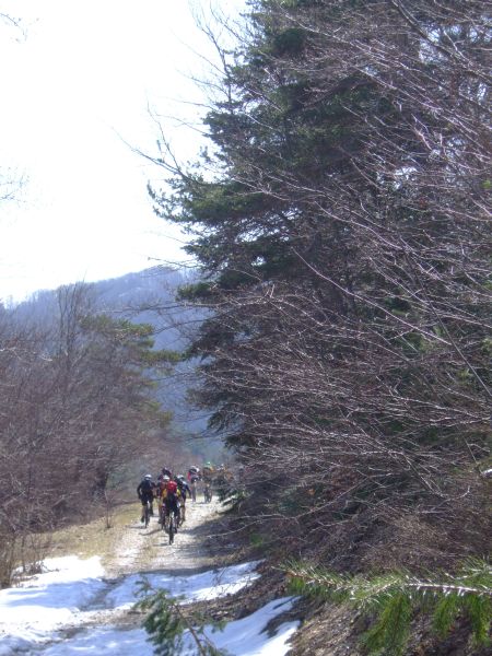 Et nous rencontrons notre amie la neige!