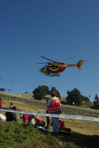 Promenade en hélico direction le CHU pour le 