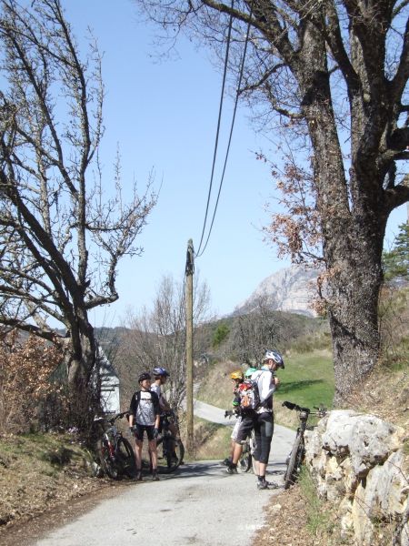 ...jusqu'au regroupement au col.