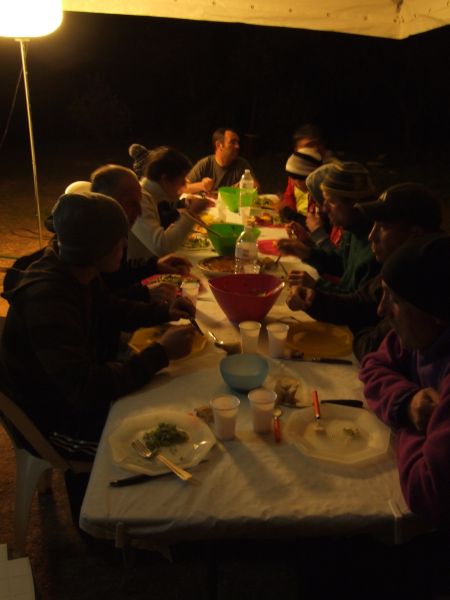 ...un gueuleton autour d'un plat de lazagnes!