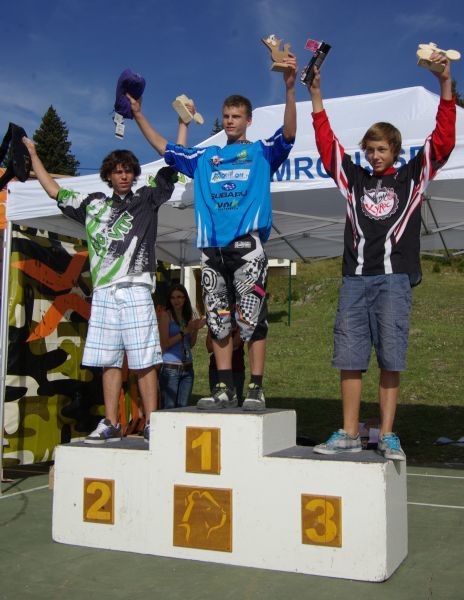 Podium minimes: 2eme Maxime (ROC-VTT)